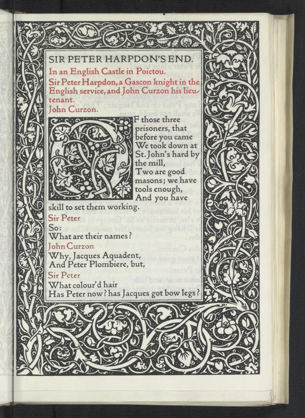 The Defence of Guenevere Morris