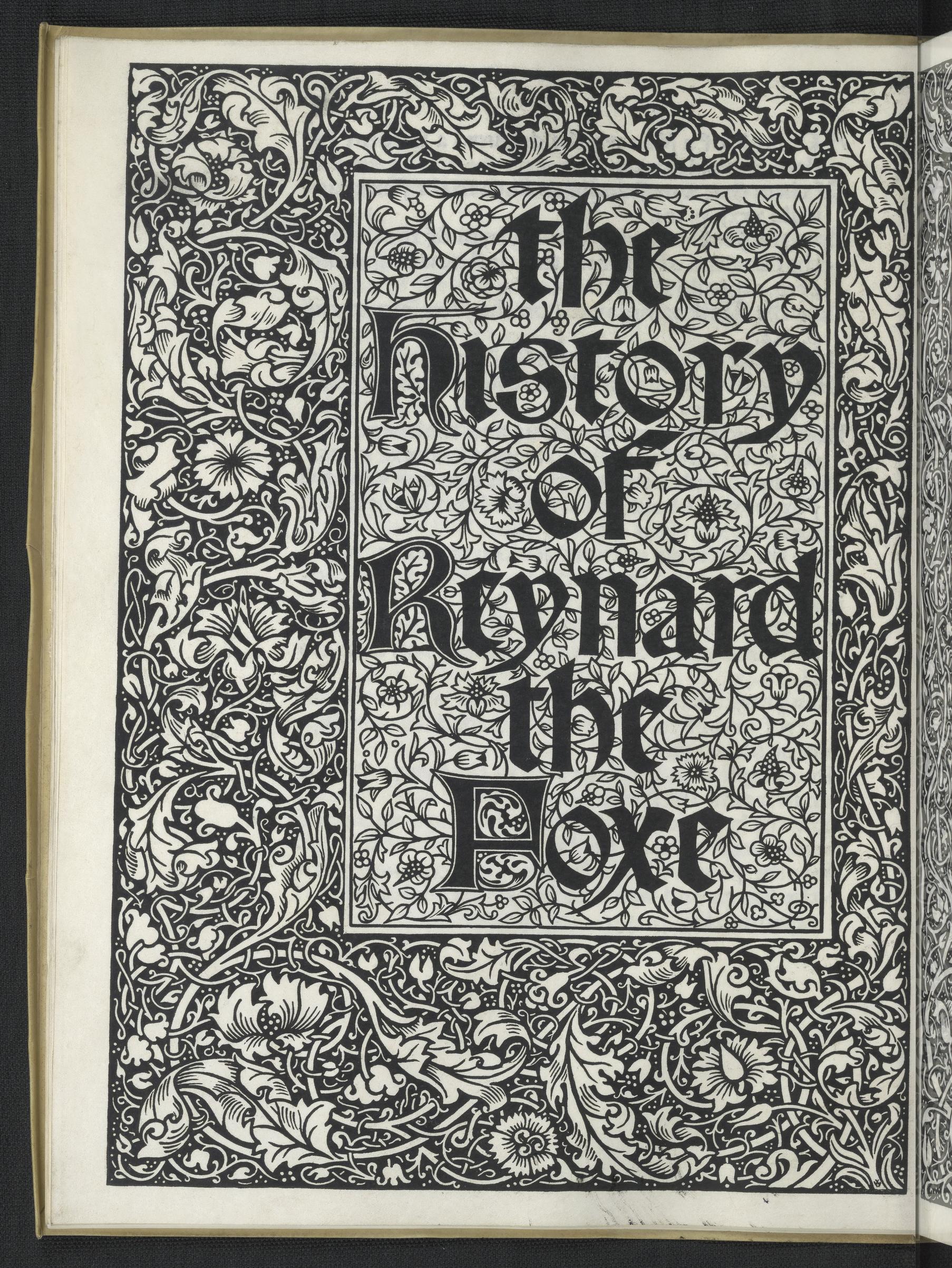 The History of Reynard the Foxe, Morris