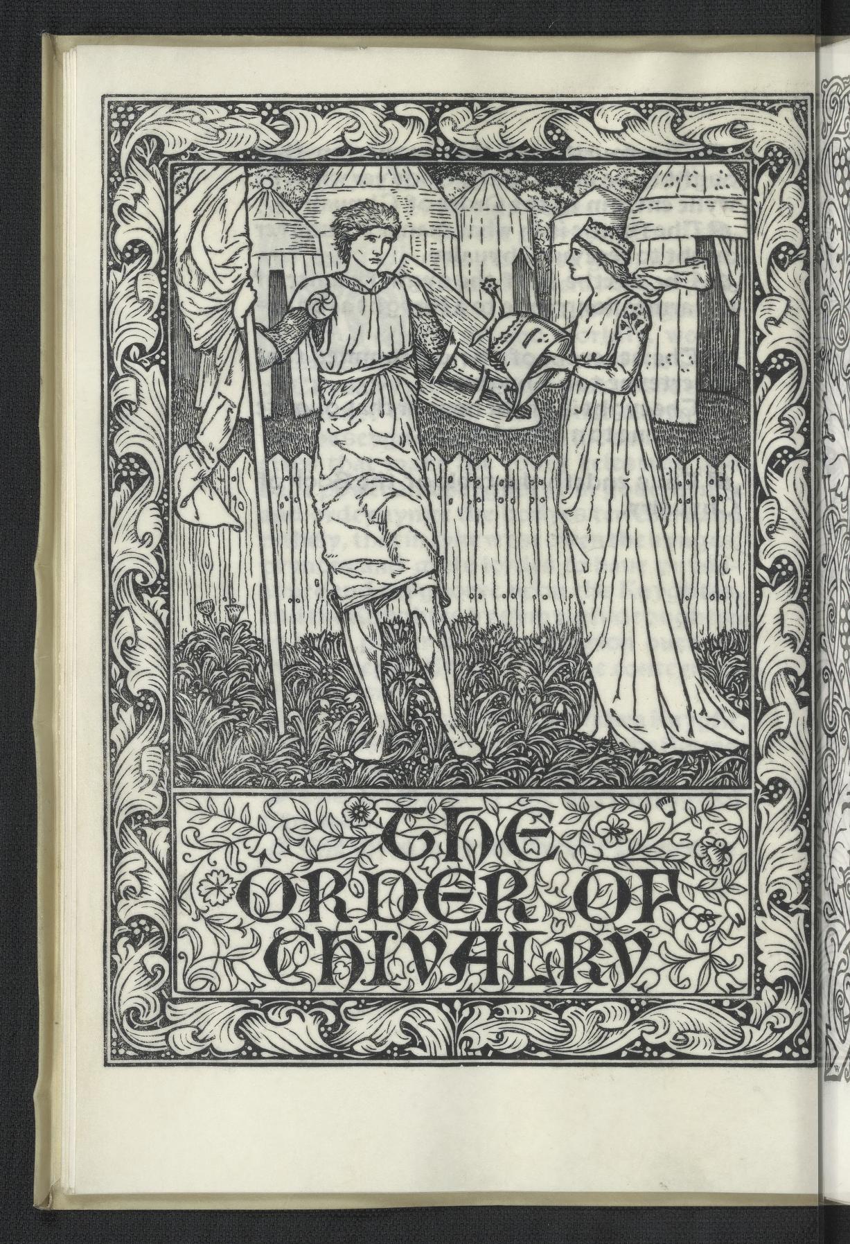 The order of chivalry; L’ordene de chevalerie. Morris