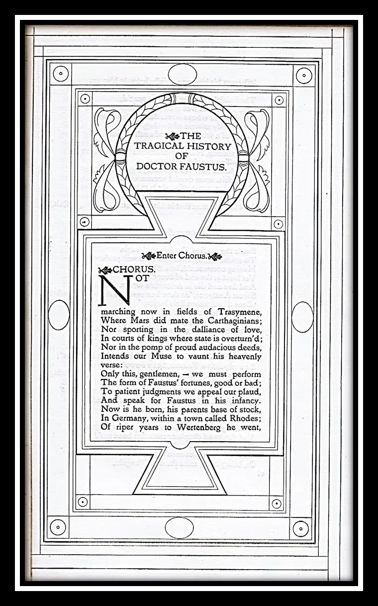 Doctor Faustus, Vale Press