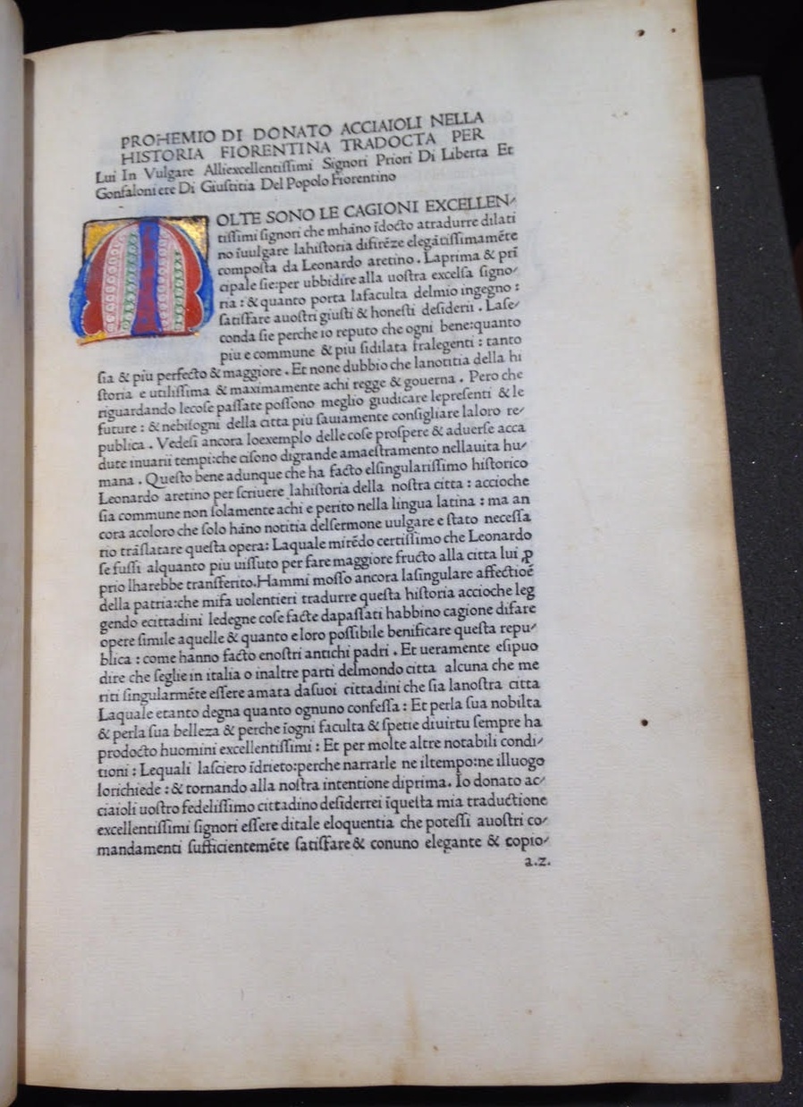 Historiae Florentini populi, 1476