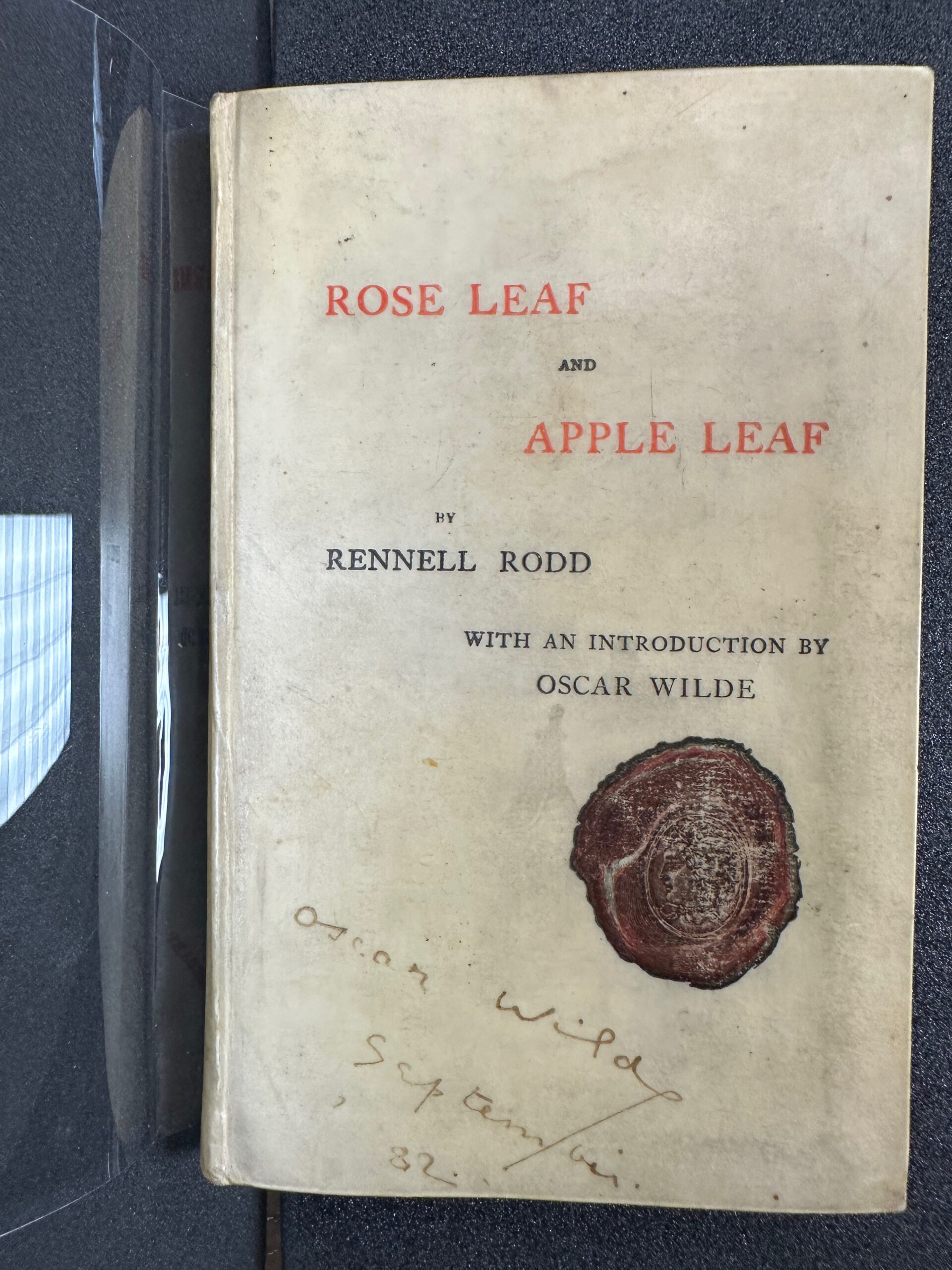 Rose Leaf and Apple Leaf, 1882, PR5821.A1 R4 1882 *